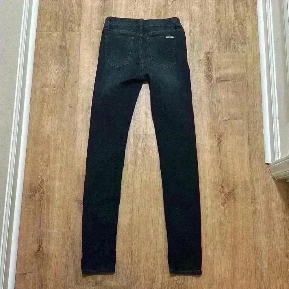 Hudson Kids | Girl's Dark Wash‎ Distressed Knee Denim Skinny Jeans, Size 16
